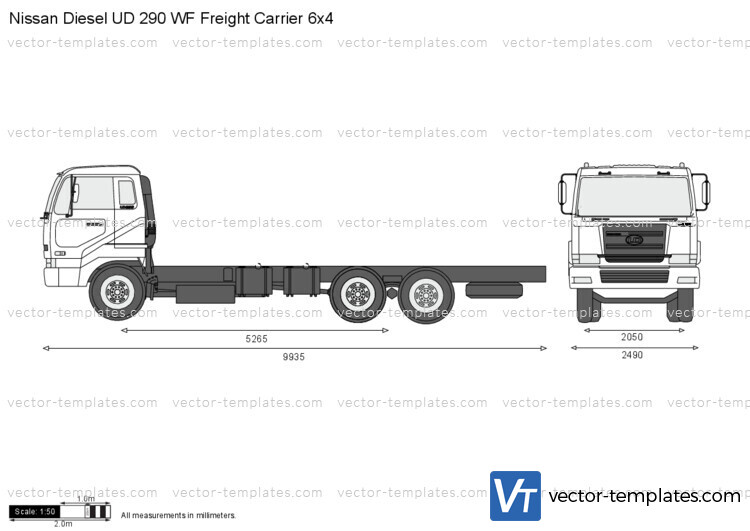 Nissan Diesel UD 290 WF Freight Carrier 6x4