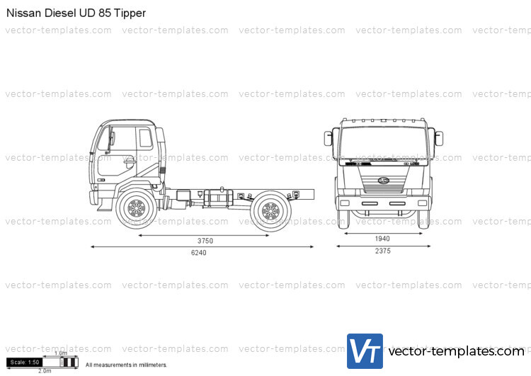 Nissan Diesel UD 85 Tipper