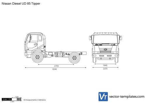 Nissan Diesel UD 85 Tipper