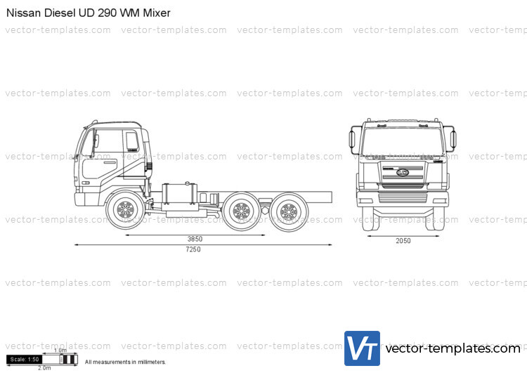 Nissan Diesel UD 290 WM Mixer