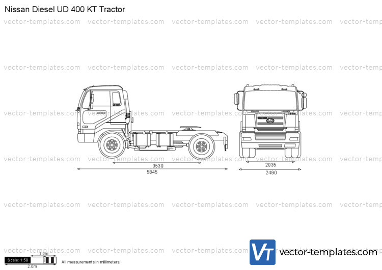 Nissan Diesel UD 400 KT Tractor