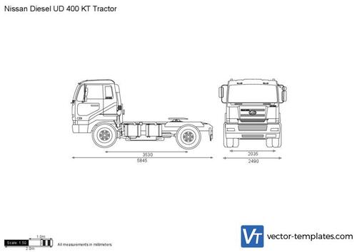 Nissan Diesel UD 400 KT Tractor