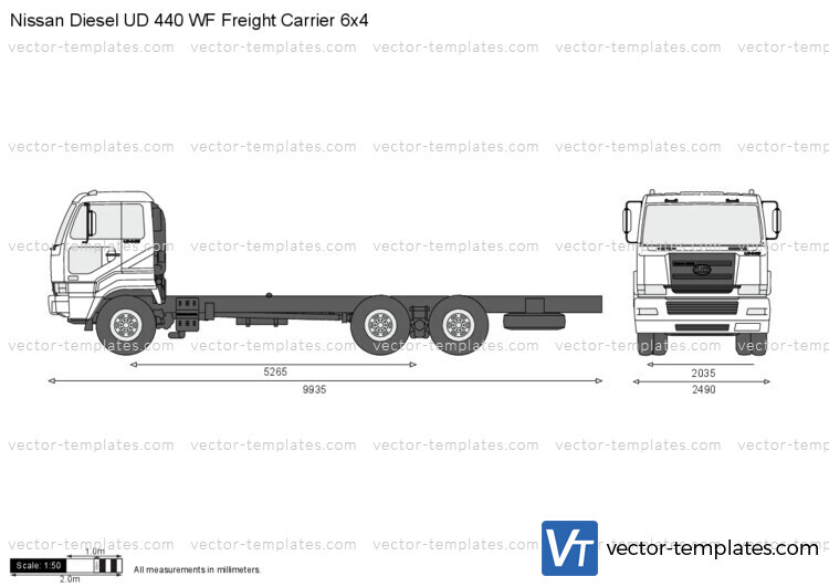 Nissan Diesel UD 440 WF Freight Carrier 6x4