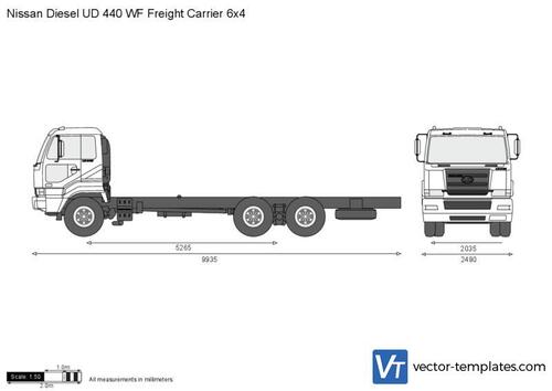 Nissan Diesel UD 440 WF Freight Carrier 6x4