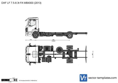 DAF LF 7.5-8.3t FA WB4300