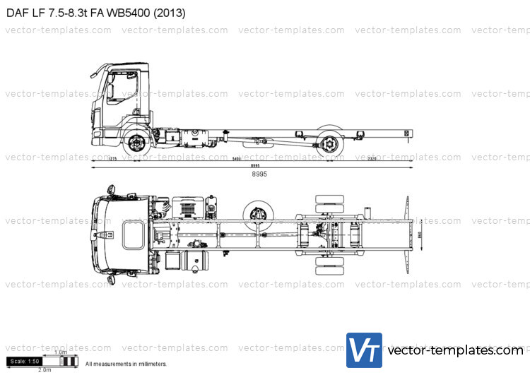 DAF LF 7.5-8.3t FA WB5400