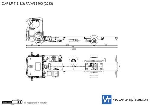 DAF LF 7.5-8.3t FA WB5400