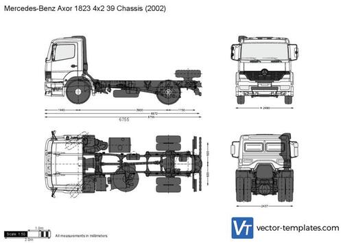 Mercedes-Benz Axor 1823 4x2 39 Chassis