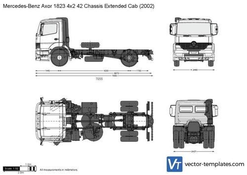 Mercedes-Benz Axor 1823 4x2 42 Chassis Extended Cab