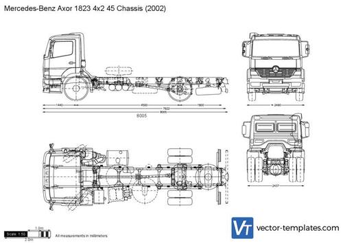 Mercedes-Benz Axor 1823 4x2 45 Chassis