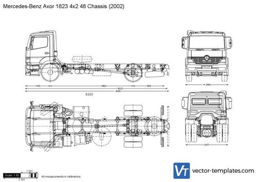 Mercedes-Benz Axor 1823 4x2 48 Chassis