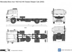 Mercedes-Benz Axor 1823 4x2 48 Chassis Sleeper Cab