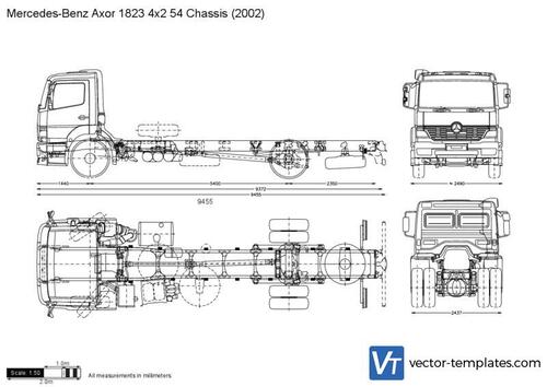 Mercedes-Benz Axor 1823 4x2 54 Chassis