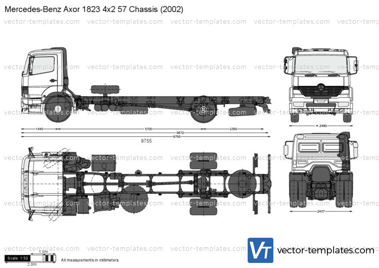 Mercedes-Benz Axor 1823 4x2 57 Chassis