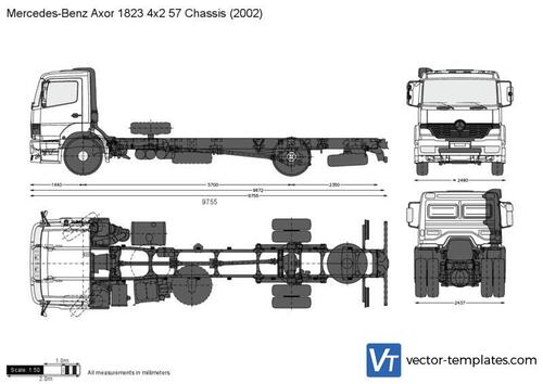 Mercedes-Benz Axor 1823 4x2 57 Chassis