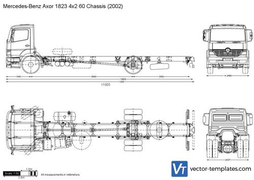 Mercedes-Benz Axor 1823 4x2 60 Chassis