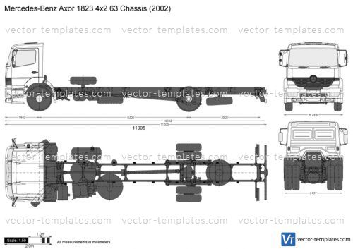 Mercedes-Benz Axor 1823 4x2 63 Chassis