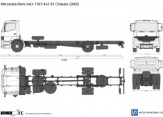 Mercedes-Benz Axor 1823 4x2 63 Chassis