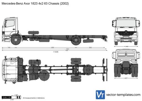 Mercedes-Benz Axor 1823 4x2 63 Chassis