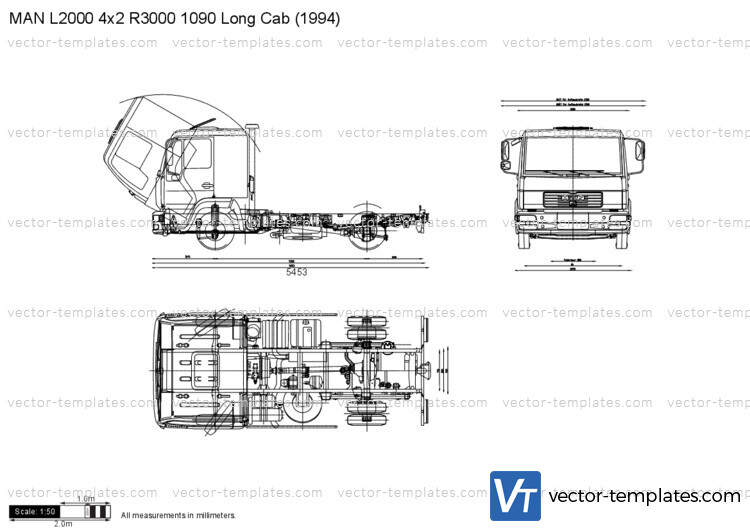 MAN L2000 4x2 R3000 1090 Long Cab