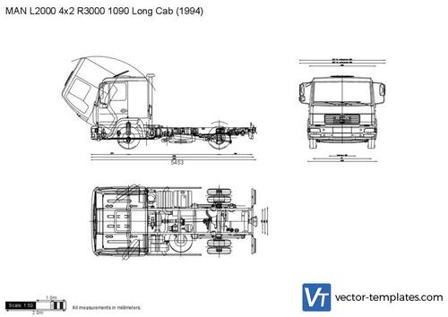 MAN L2000 4x2 R3000 1090 Long Cab