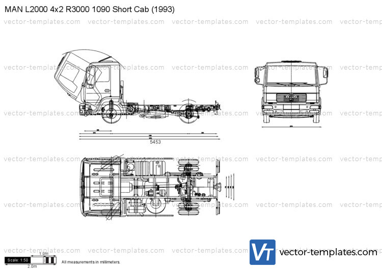 MAN L2000 4x2 R3000 1090 Short Cab