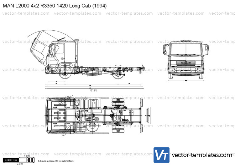 MAN L2000 4x2 R3350 1420 Long Cab