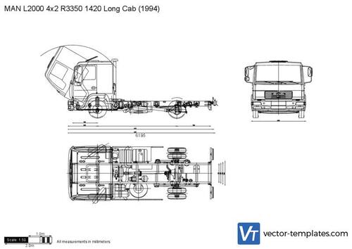 MAN L2000 4x2 R3350 1420 Long Cab