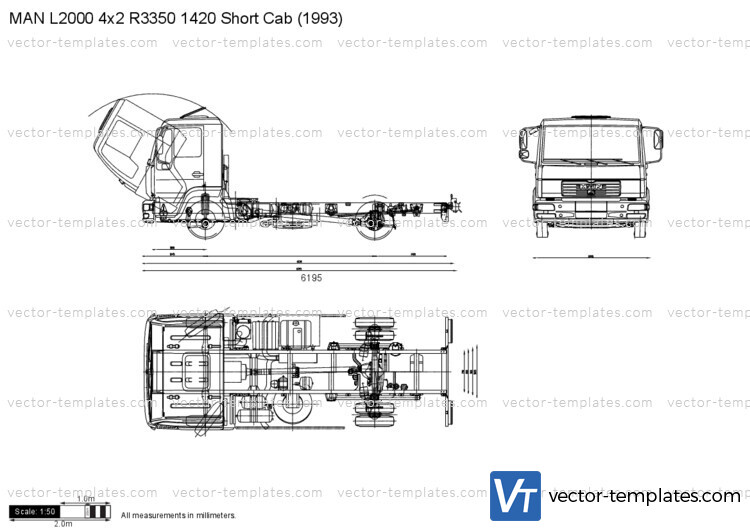 MAN L2000 4x2 R3350 1420 Short Cab