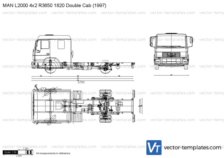 MAN L2000 4x2 R3650 1820 Double Cab