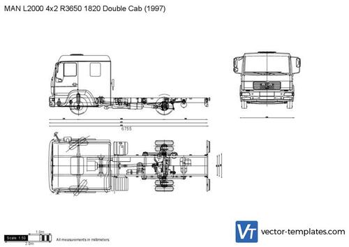 MAN L2000 4x2 R3650 1820 Double Cab