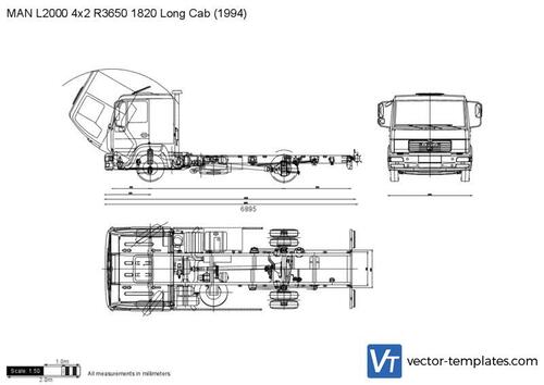 MAN L2000 4x2 R3650 1820 Long Cab