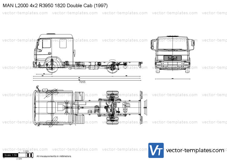 MAN L2000 4x2 R3950 1820 Double Cab