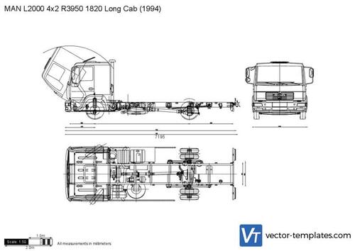 MAN L2000 4x2 R3950 1820 Long Cab