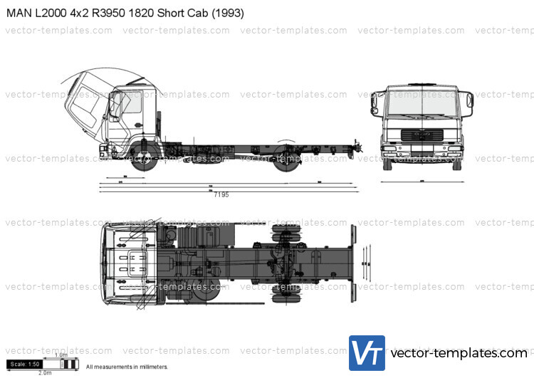 MAN L2000 4x2 R3950 1820 Short Cab