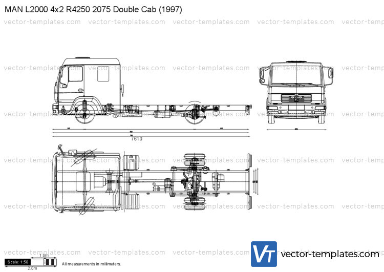 MAN L2000 4x2 R4250 2075 Double Cab