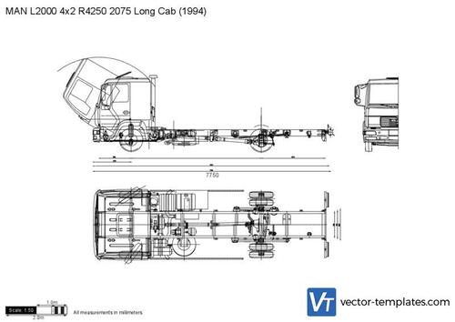 MAN L2000 4x2 R4250 2075 Long Cab