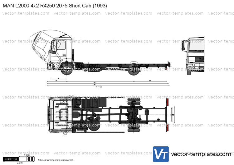 MAN L2000 4x2 R4250 2075 Short Cab