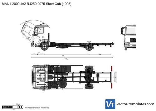 MAN L2000 4x2 R4250 2075 Short Cab