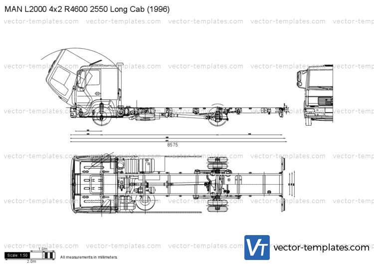 MAN L2000 4x2 R4600 2550 Long Cab