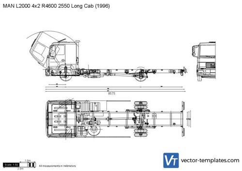 MAN L2000 4x2 R4600 2550 Long Cab