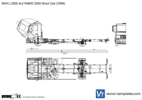 MAN L2000 4x2 R4600 2550 Short Cab