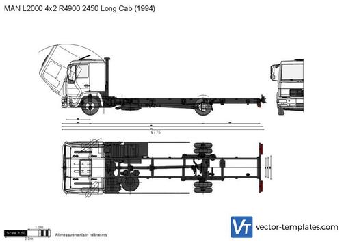 MAN L2000 4x2 R4900 2450 Long Cab