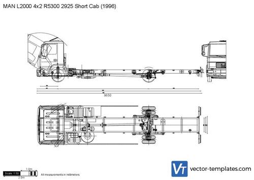 MAN L2000 4x2 R5300 2925 Short Cab