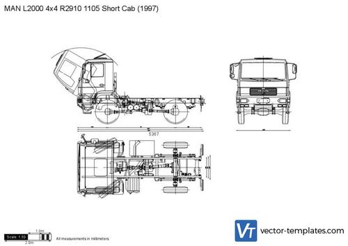 MAN L2000 4x4 R2910 1105 Short Cab