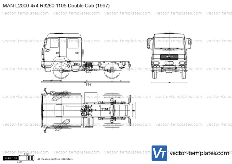 MAN L2000 4x4 R3260 1105 Double Cab