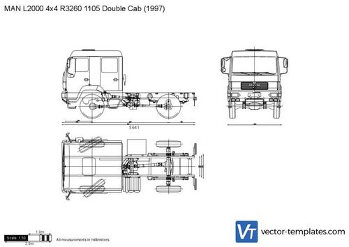 MAN L2000 4x4 R3260 1105 Double Cab