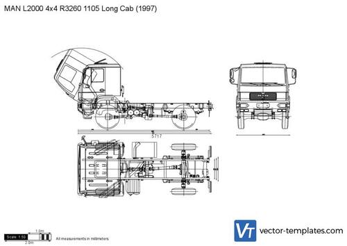 MAN L2000 4x4 R3260 1105 Long Cab