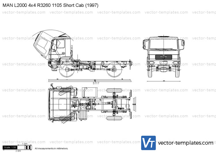 MAN L2000 4x4 R3260 1105 Short Cab