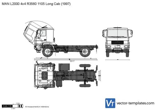 MAN L2000 4x4 R3560 1105 Long Cab